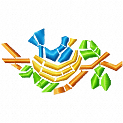 Mosaic Tiles Embroidery Design 1 Mosaic Tiles Embroidery Design 1